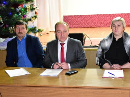 Благочинный Людиновского округа посетил отчет главы администрации сельского поселения «Село Букань»