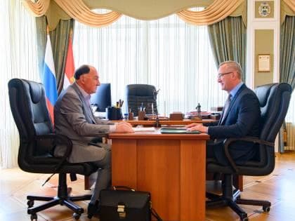 18 мая состоялась рабочая встреча Губернатора Калужской области Владислава Шапши с калужским уполномоченным по правам человека