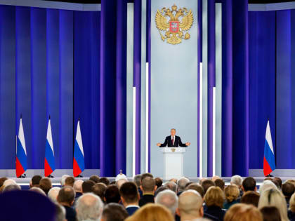 Делегация Калужской области во главе с Владиславом Шапшой приняла участие в оглашении ежегодного Послания Президента России