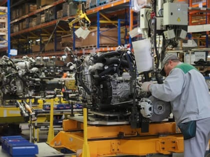 Промышленное производство в Калужской области выросло почти на четверть