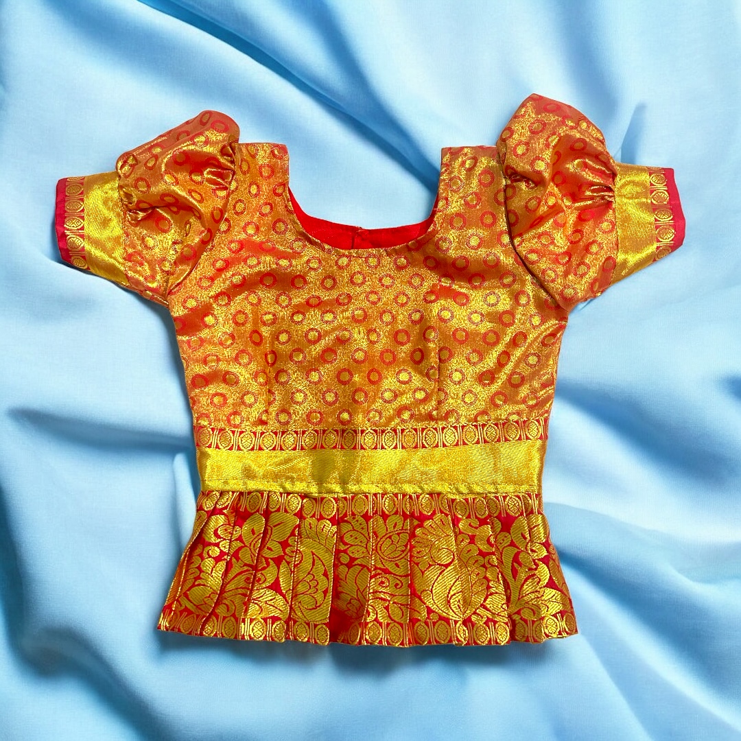 Pattu Skirt & Blouse