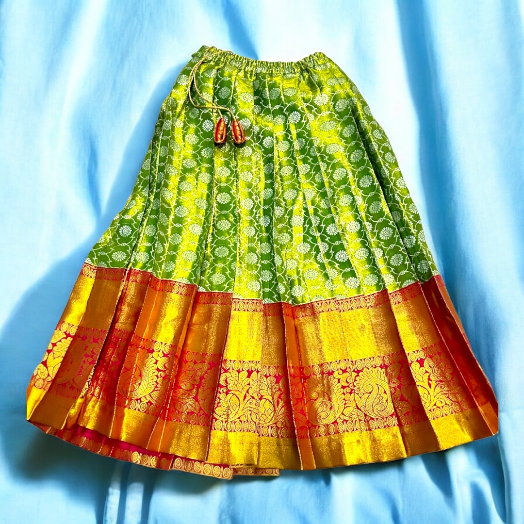 Pattu Skirt & Blouse