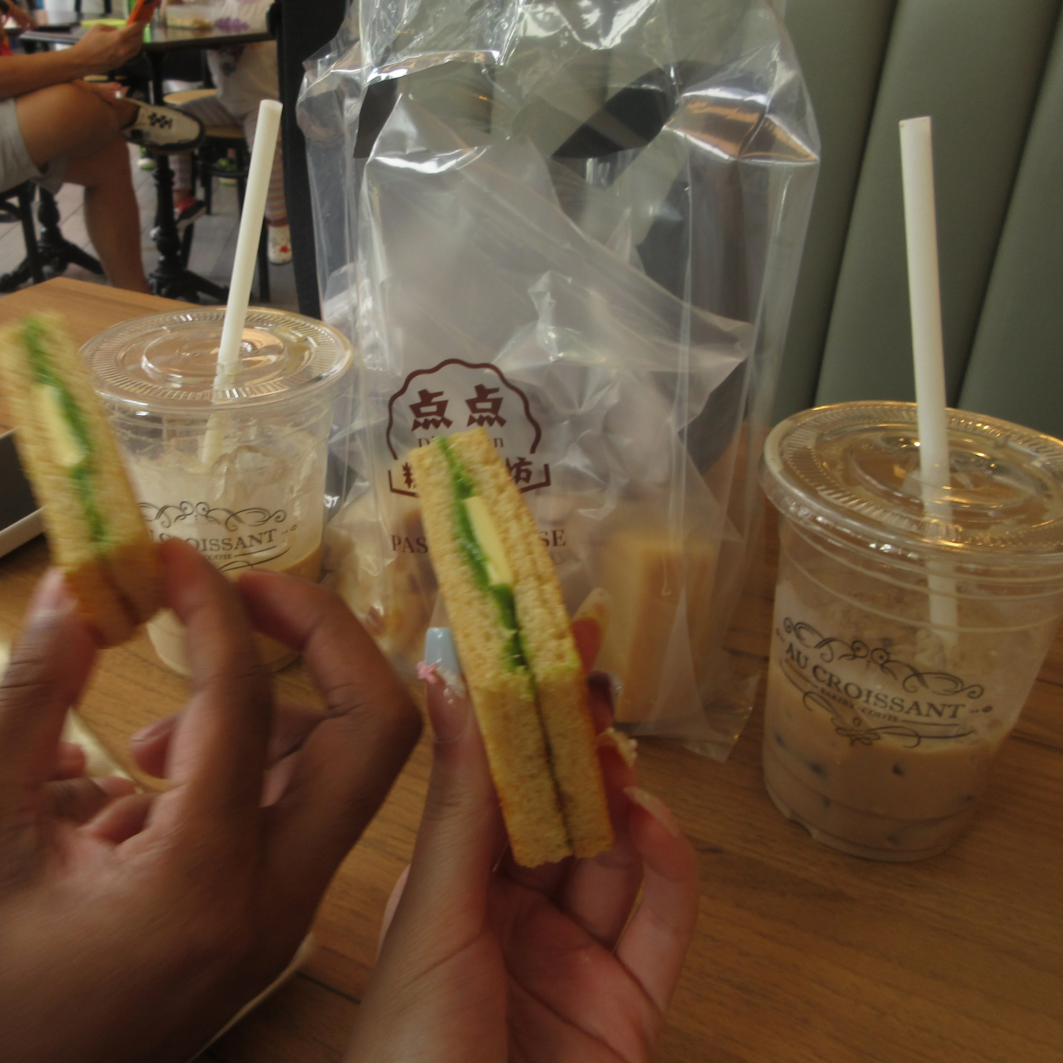 Kaya toast and tea in Kallang.