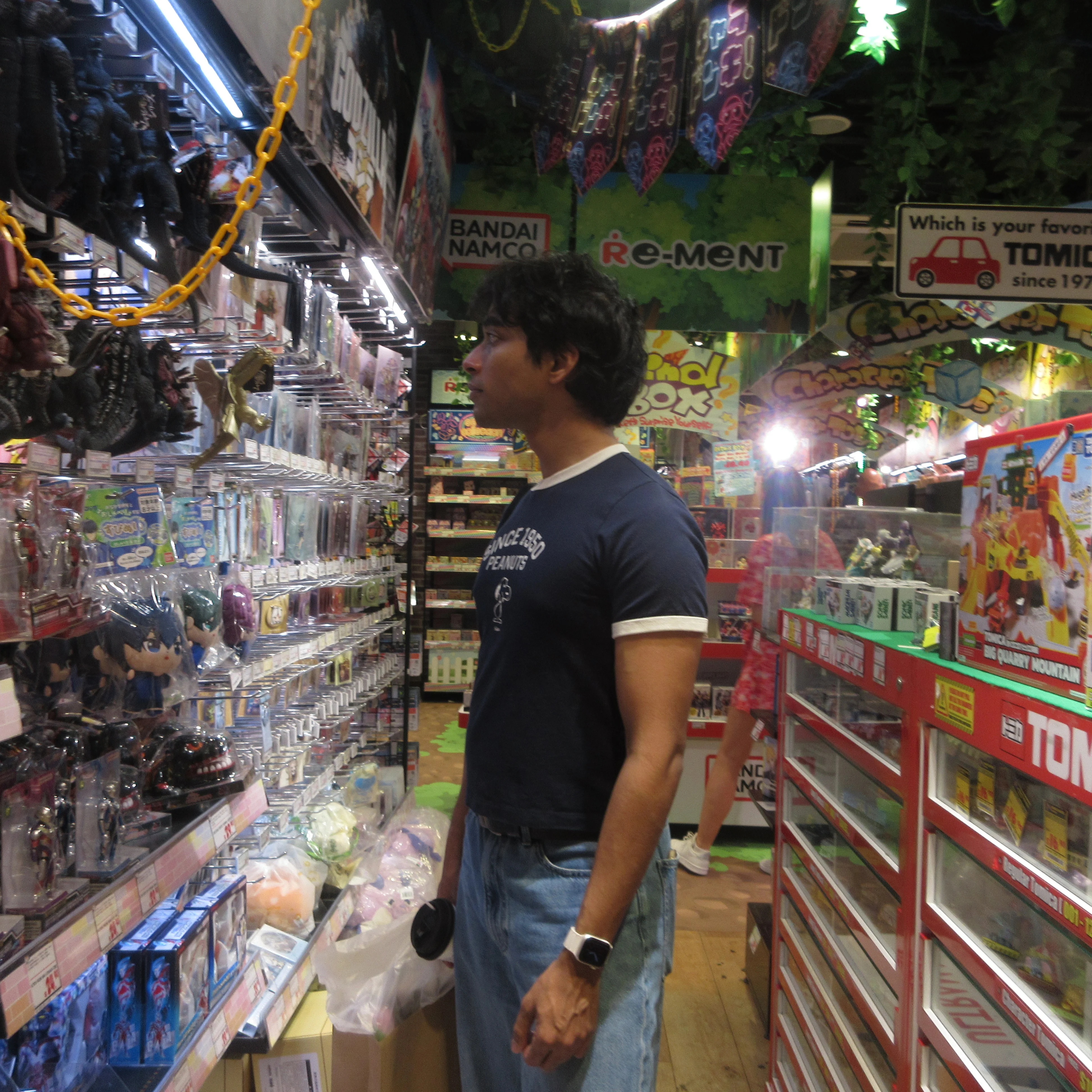Shopping inside Don Don Donki.