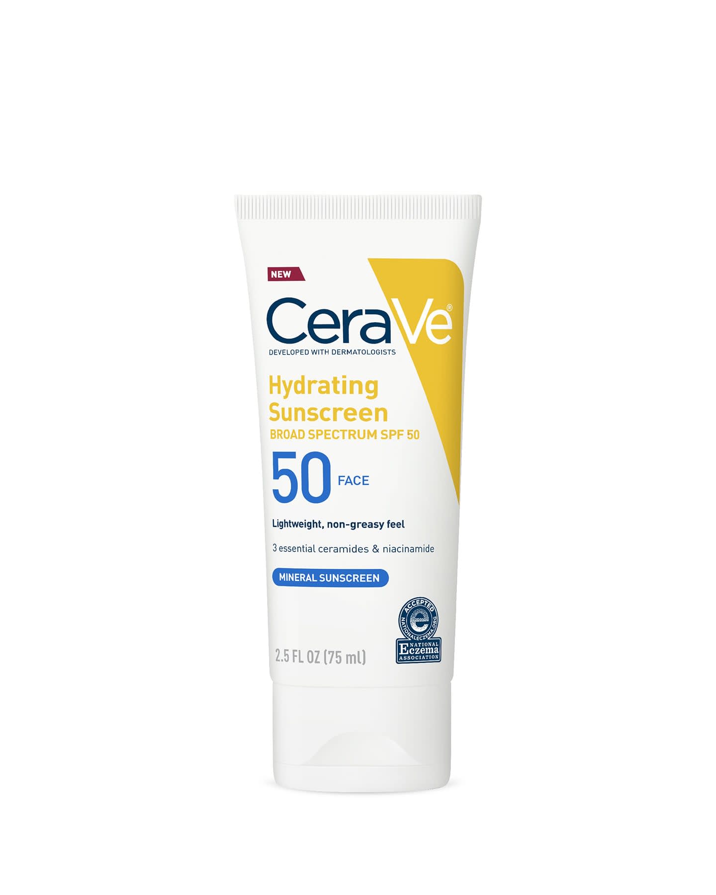 CeraVe Hydrating Mineral Sunscreen SPF 50 Face Lotion view 2