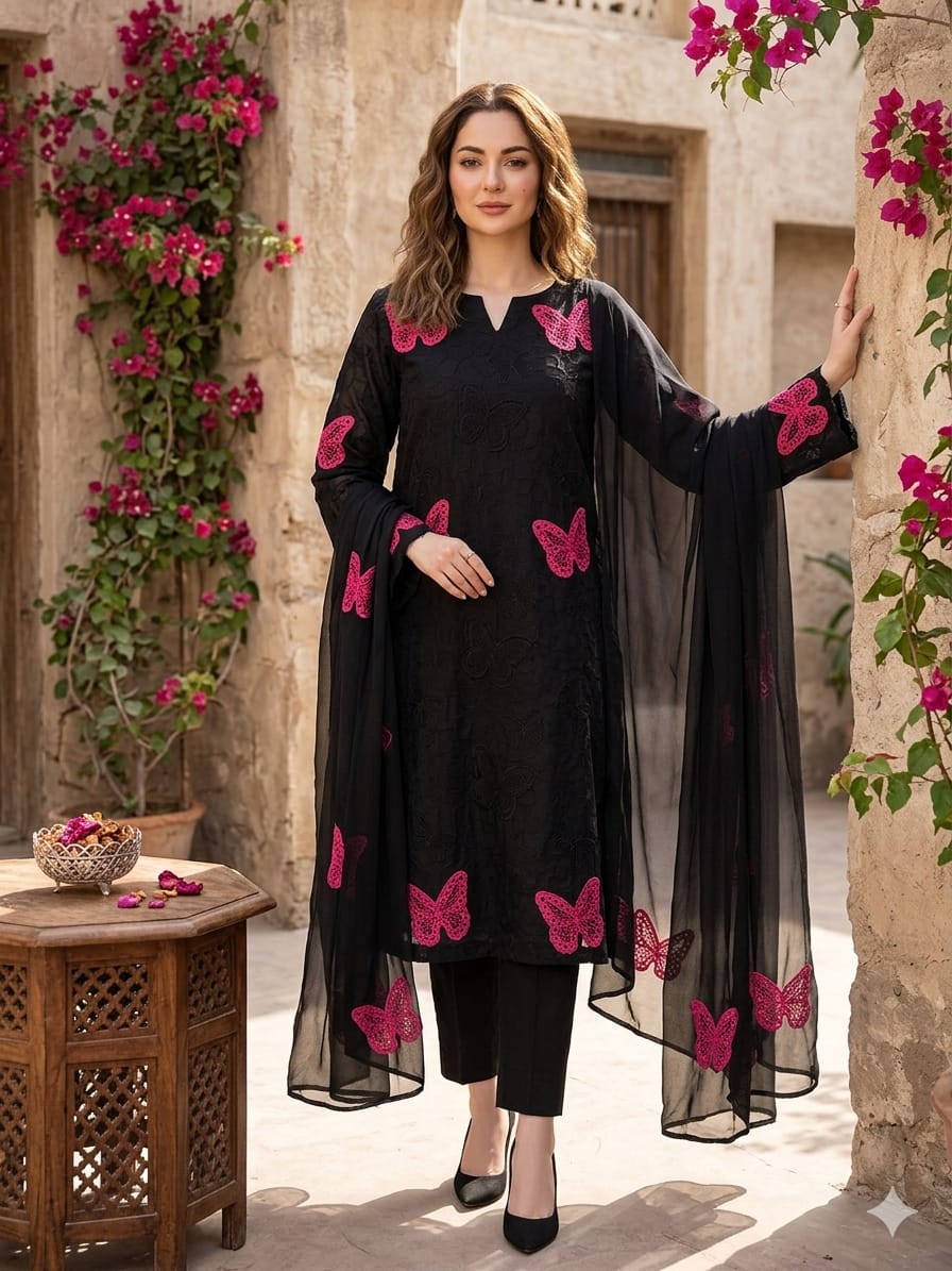 3-piece net cotton