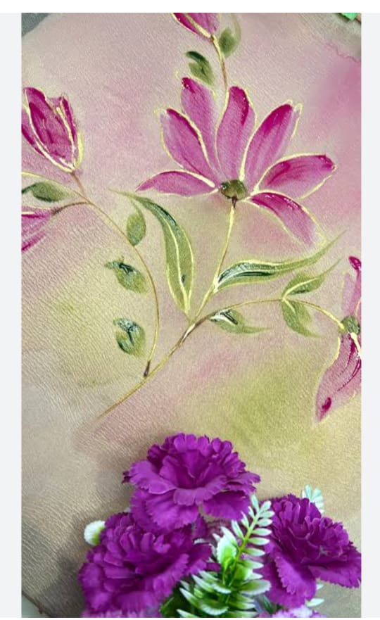 Lawn 2-Piece fabric Painting suit view 7