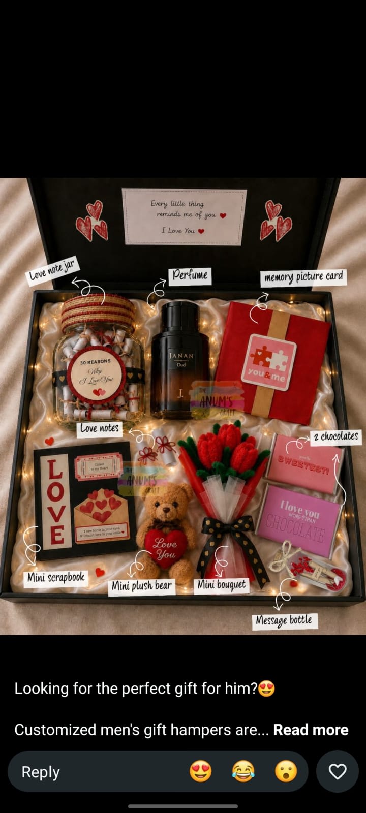 Box to gift for your love one's