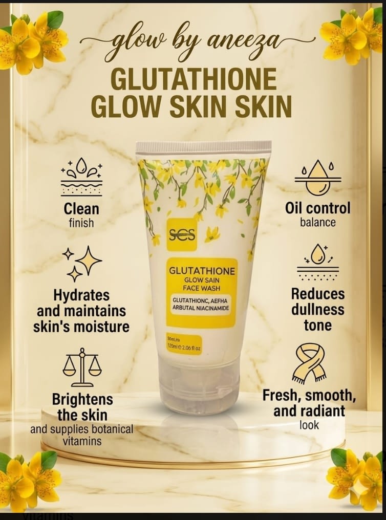 Glutathione face wash view 3