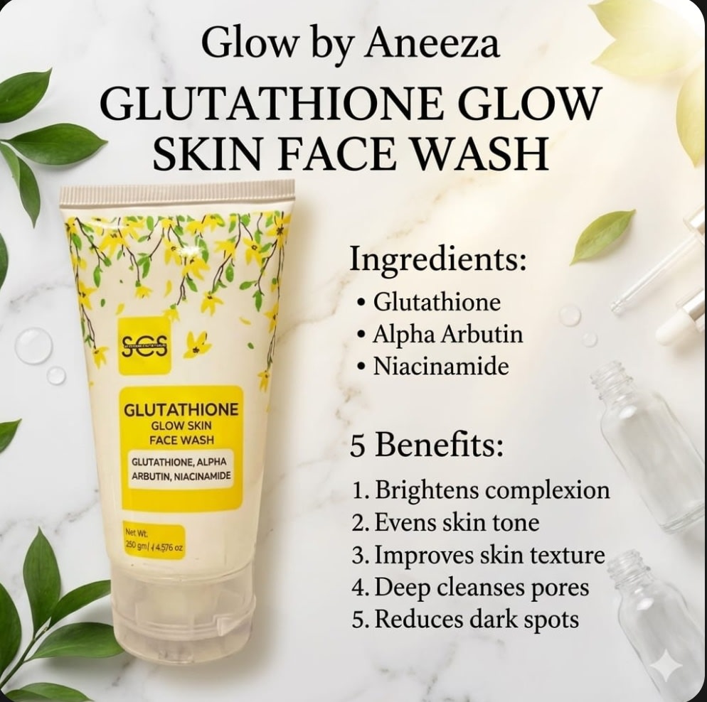 Glutathione face wash view 4