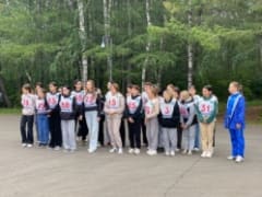 Студенты Белебеевского медицинского колледжа успешно сдали нормативы ГТО в парке Поющие родники