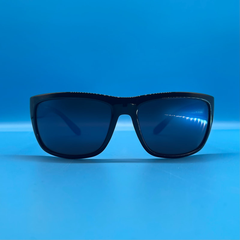 Miller NIR Polarized Gloss Black Blue Lens - Praxis