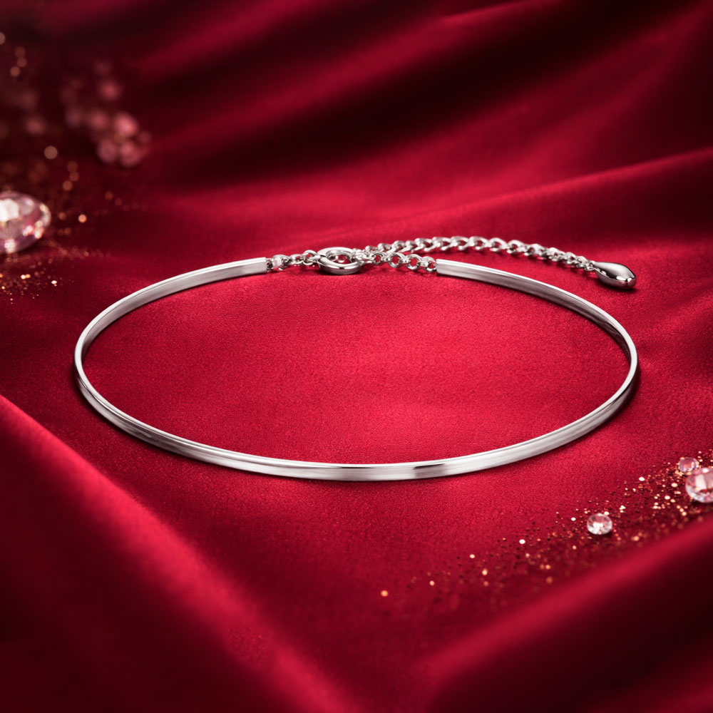 Elegant Silver Snake Chain Anklet