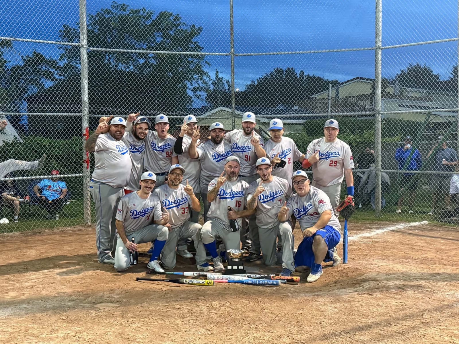 Les Dodgers, champions de la Ligue de balle de Soulanges 2026