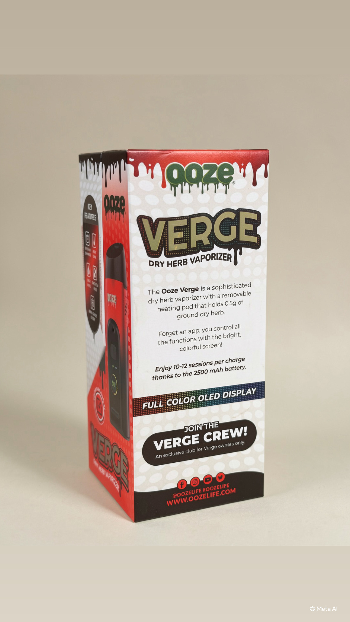 Ooze Verge Dry Herb Vaporize - Thumbnail 3