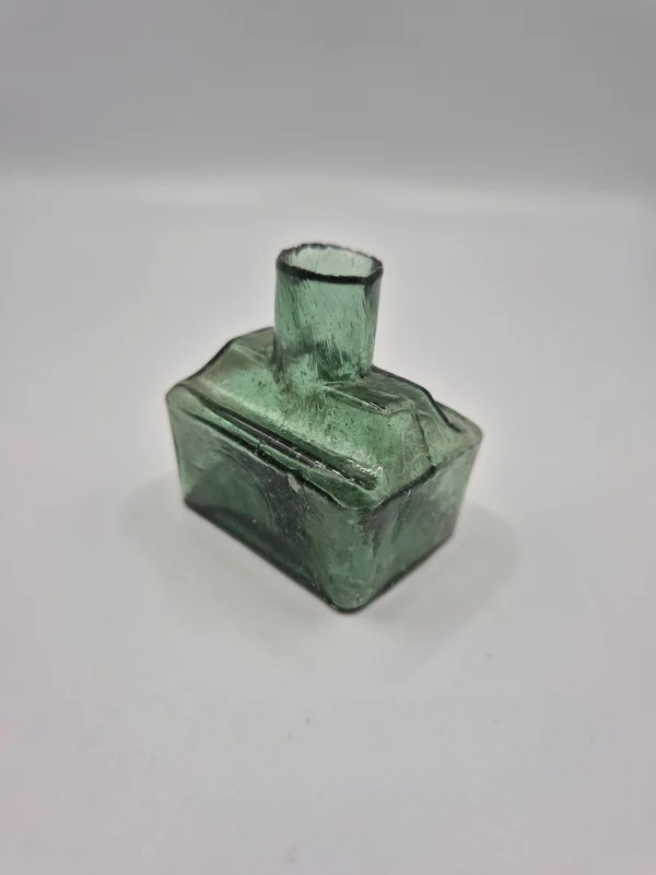 Green Boat Ink Bottle