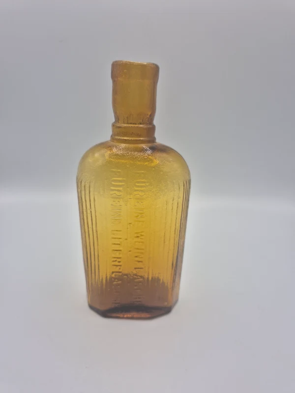 Amber German Wine Bottle