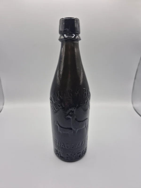Bewick Bros Blaydon Pictorial Beer Bottle