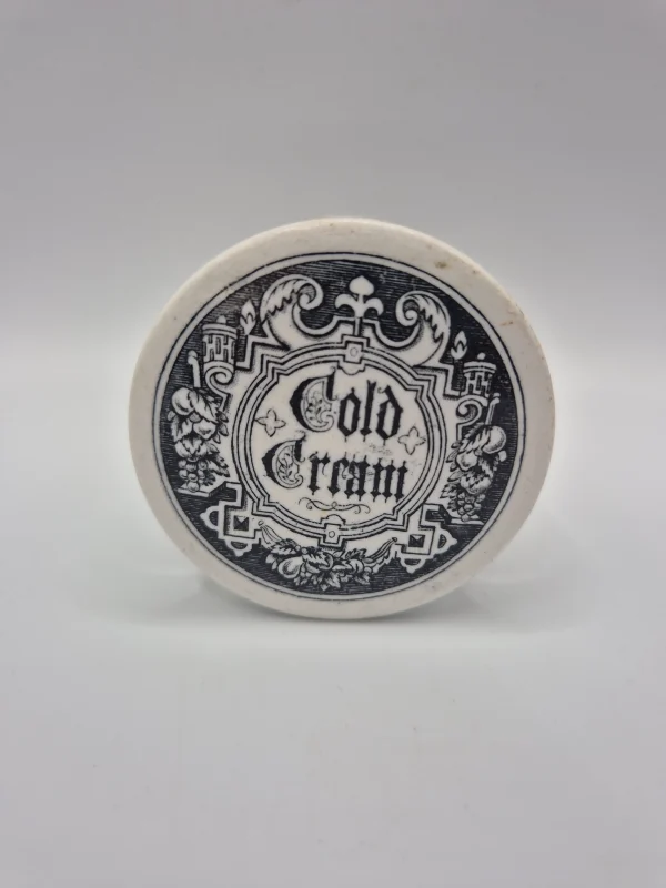 Cold Cream Pot Lid and Base
