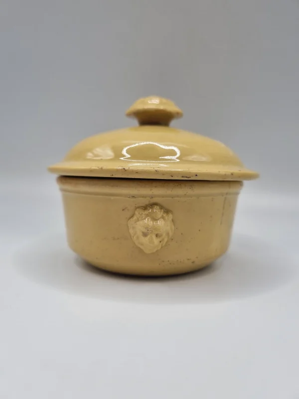 Old English Caviar Pot & Lid