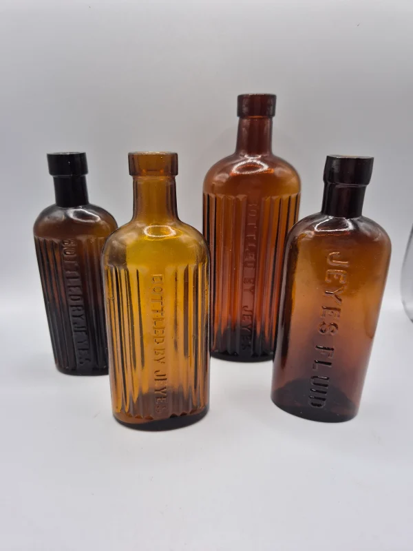 Set of 4 Jeyes Fluid Bottle