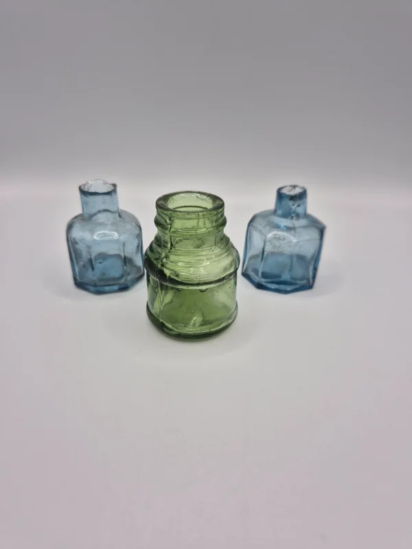 3 Coloured Ink Bottles