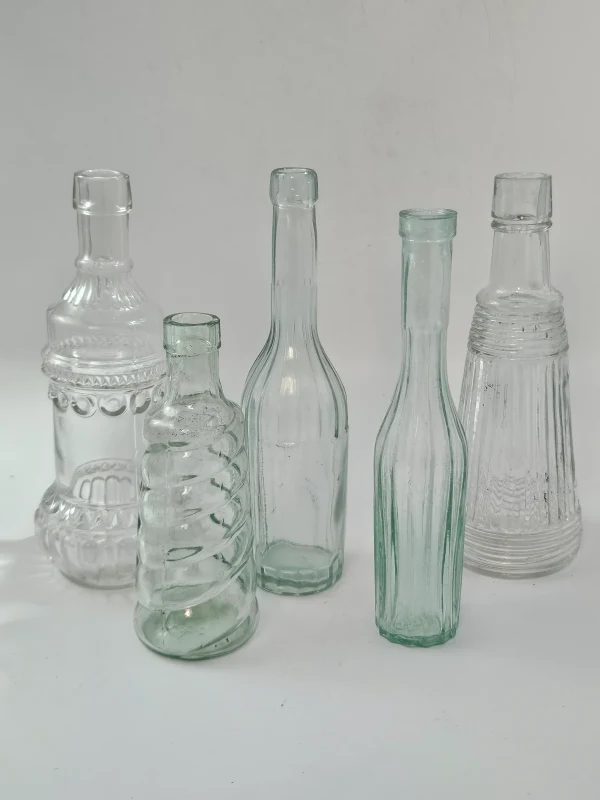 5 SALAD OIL BOTTLES