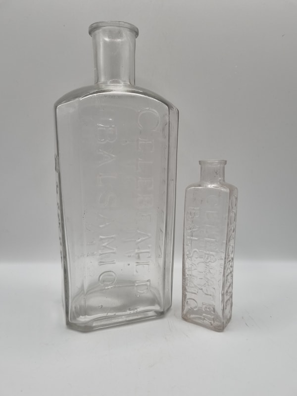 Two Congreve's Elixir Bottles