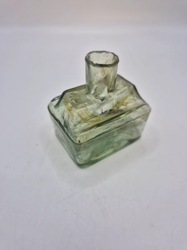 Unique Glass Boat Ink with Amber Swirls