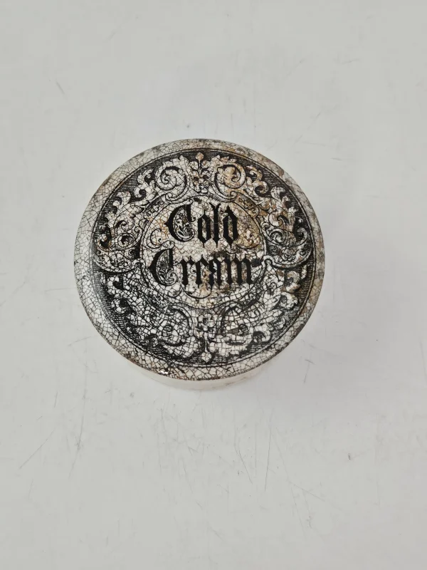 SMALL COLD CREAM LID AND BASE