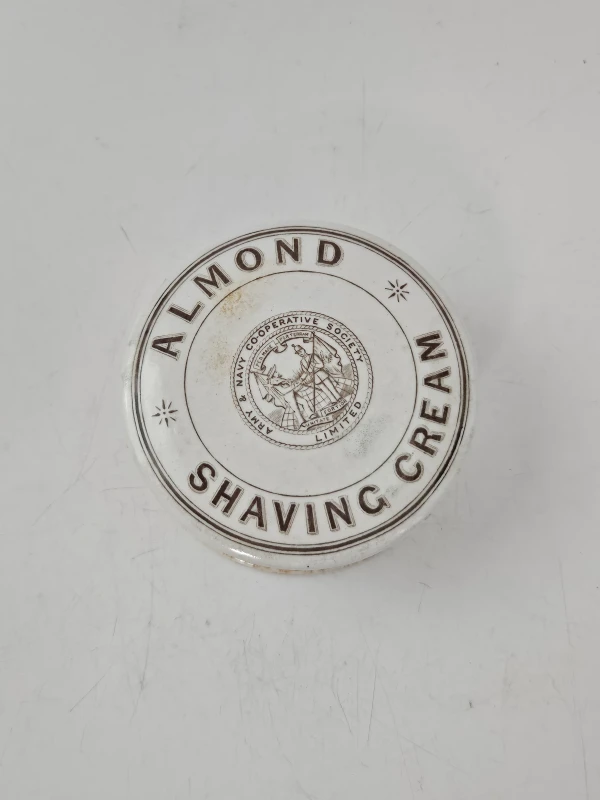 ALMOND SHAVING LID & BASE