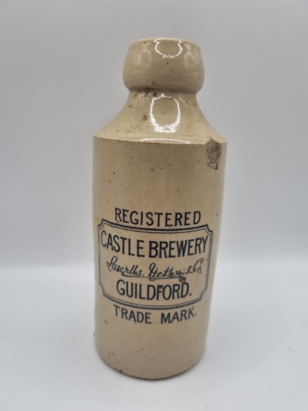Castle Brewery Guildford Ginger Beer Bottle