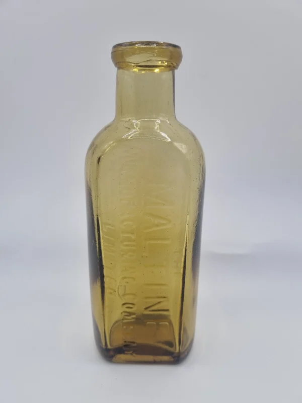Amber Maltine Manufacturing Company Bottle