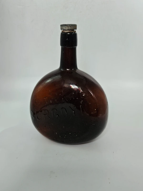 BURGOYNE BLADDER WINE BOTTLE