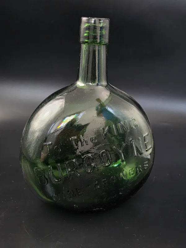 BURGOYNE BLADDER WINE BOTTLE