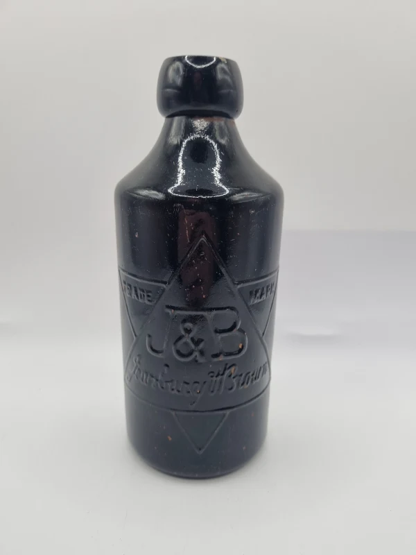 Jewsbury & Brown Glass Ginger Beer Bottle