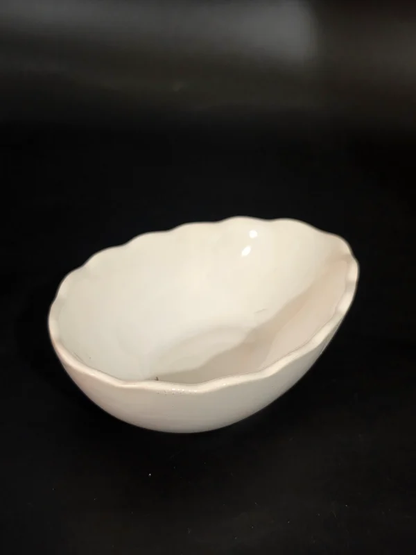 WHITE IRONSTONE DISH