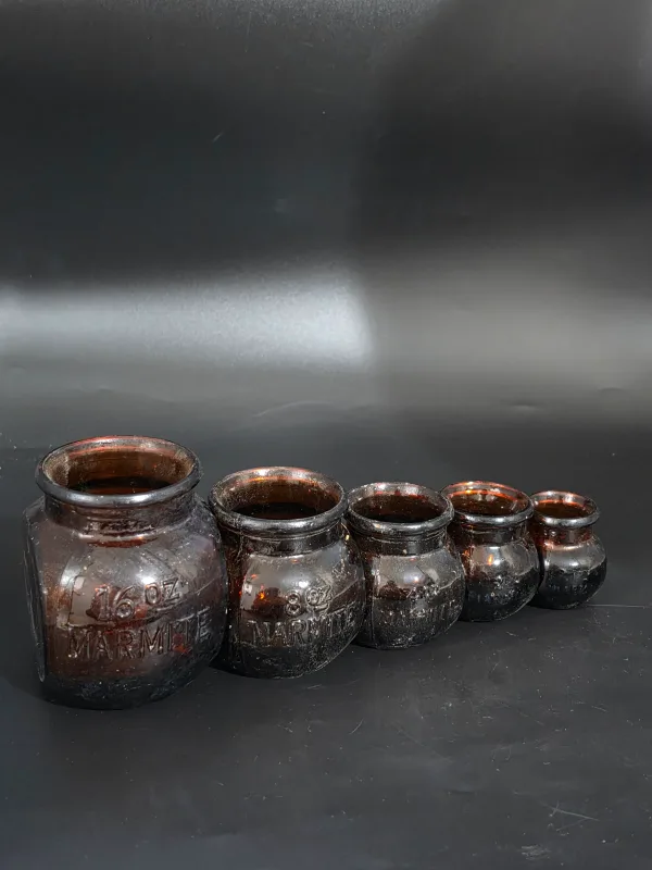 FULL SET OF MARMITE JARS