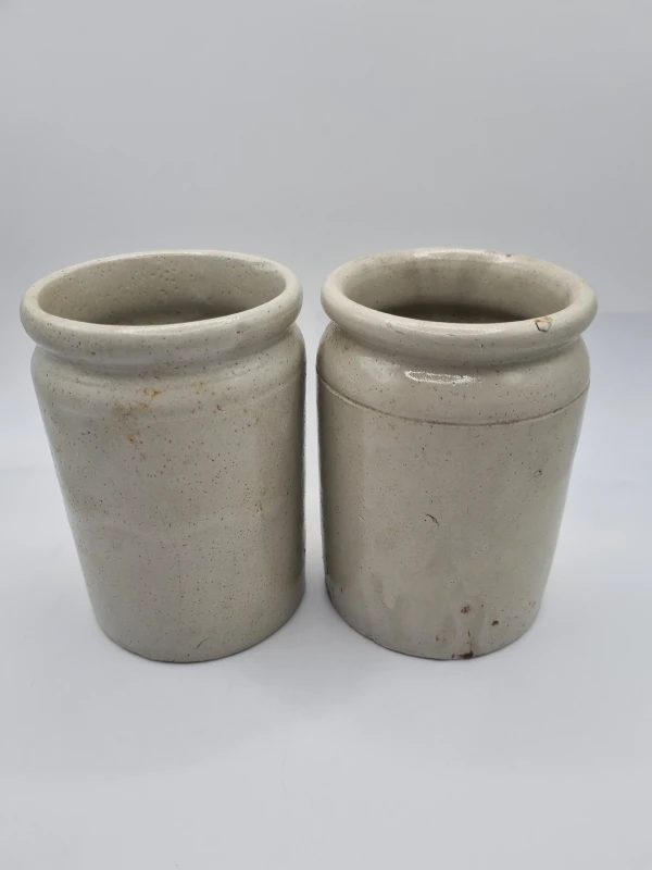 2 Old English Pots