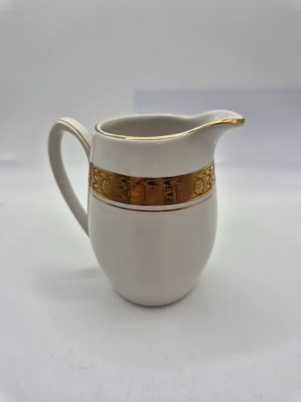Ironstone Gold Etched Jug