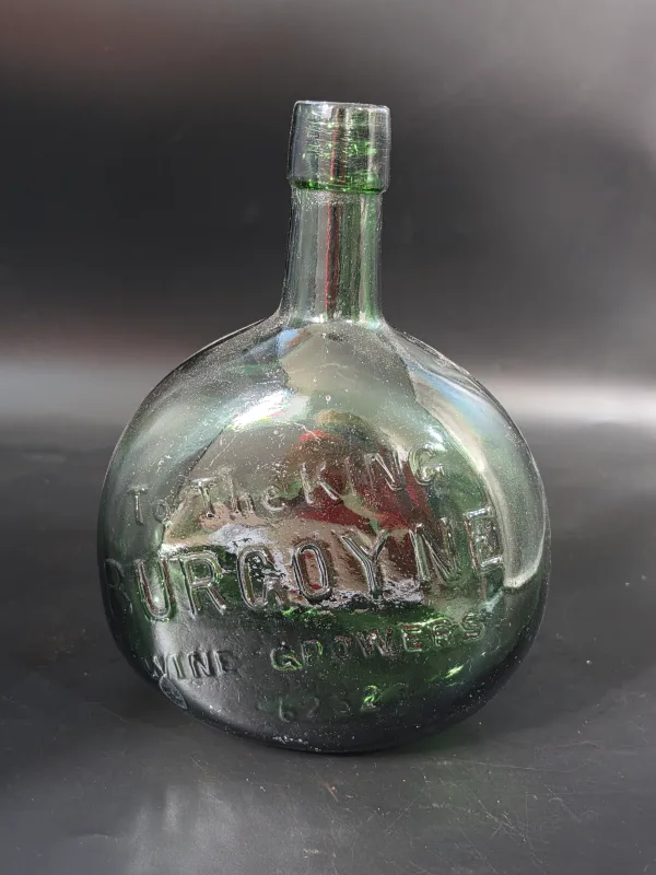 BURGOYNE BLADDER WINE BOTTLE