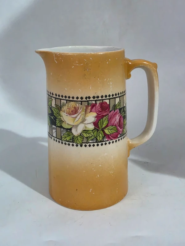 IRONSTONE FLORAL JUG