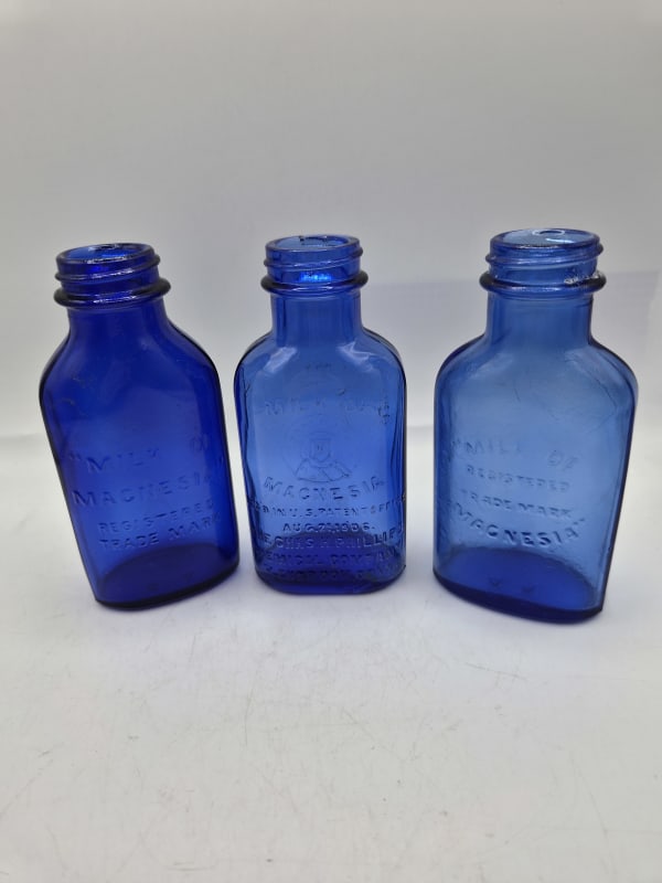 3 Milk Of Magnesia Bottles