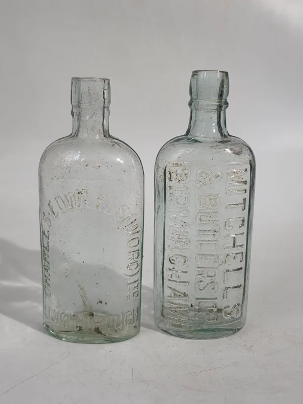 2 VICTORIAN SPIRIT FLASKS