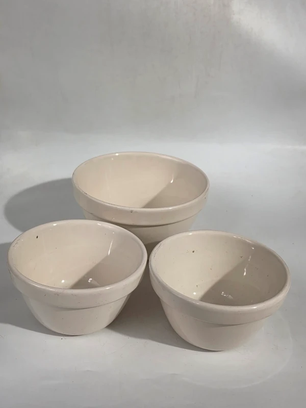 SET OF 3 PUDDING BOWLS