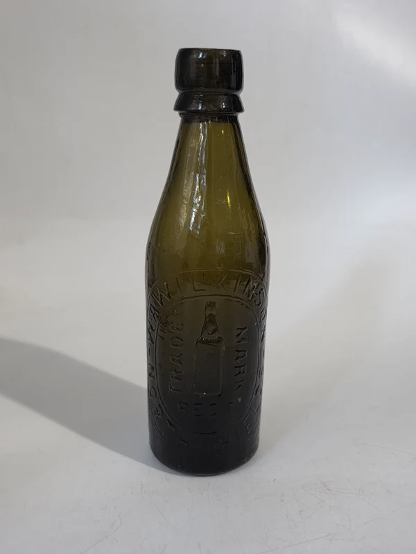 NORTH SHIELDS PICTORIAL BEER BOTTLE