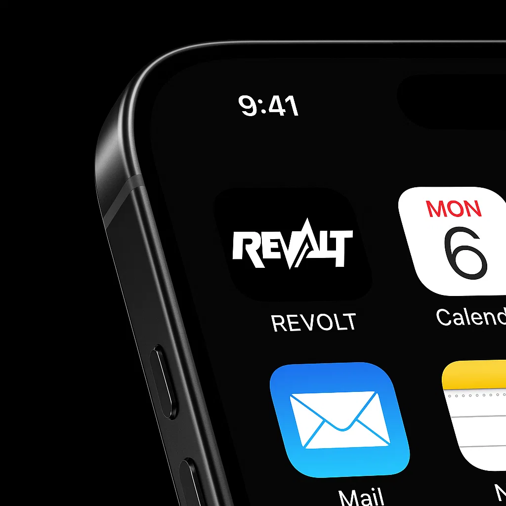 REVALT companion app on a phone home screen