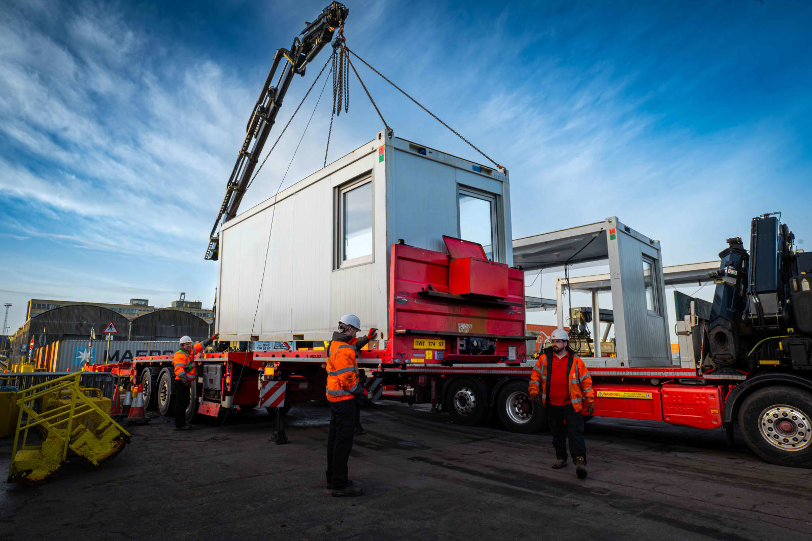 DNV offshore baskets, mud skips, and skids for an FPSO support contract