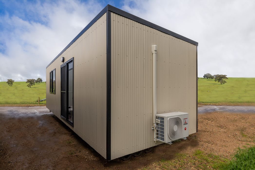 Containerised military site office and admin building