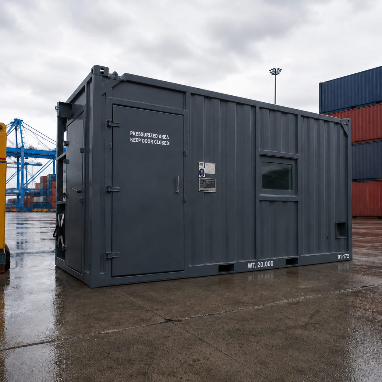 MWD cabin container for offshore rig deployment